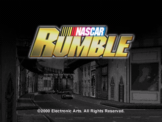 NASCAR Rumble title screen for Playstation